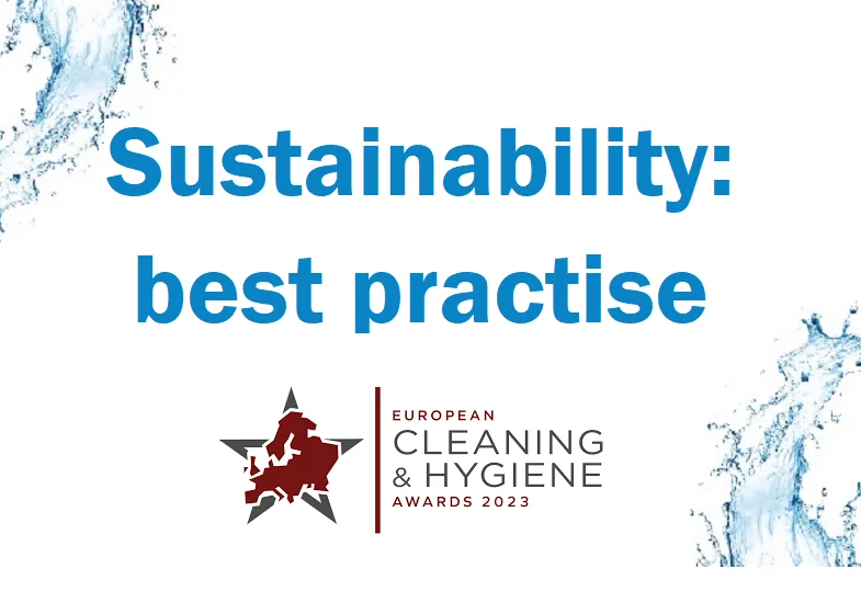 Ensimmäinen suomalainen yritys ehdokkaana European Cleaning & Hygiene Awards 2023 palkintogaalassa