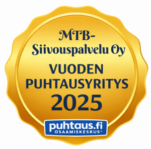 Vuoden puhtausyritys 2025 -palkinto